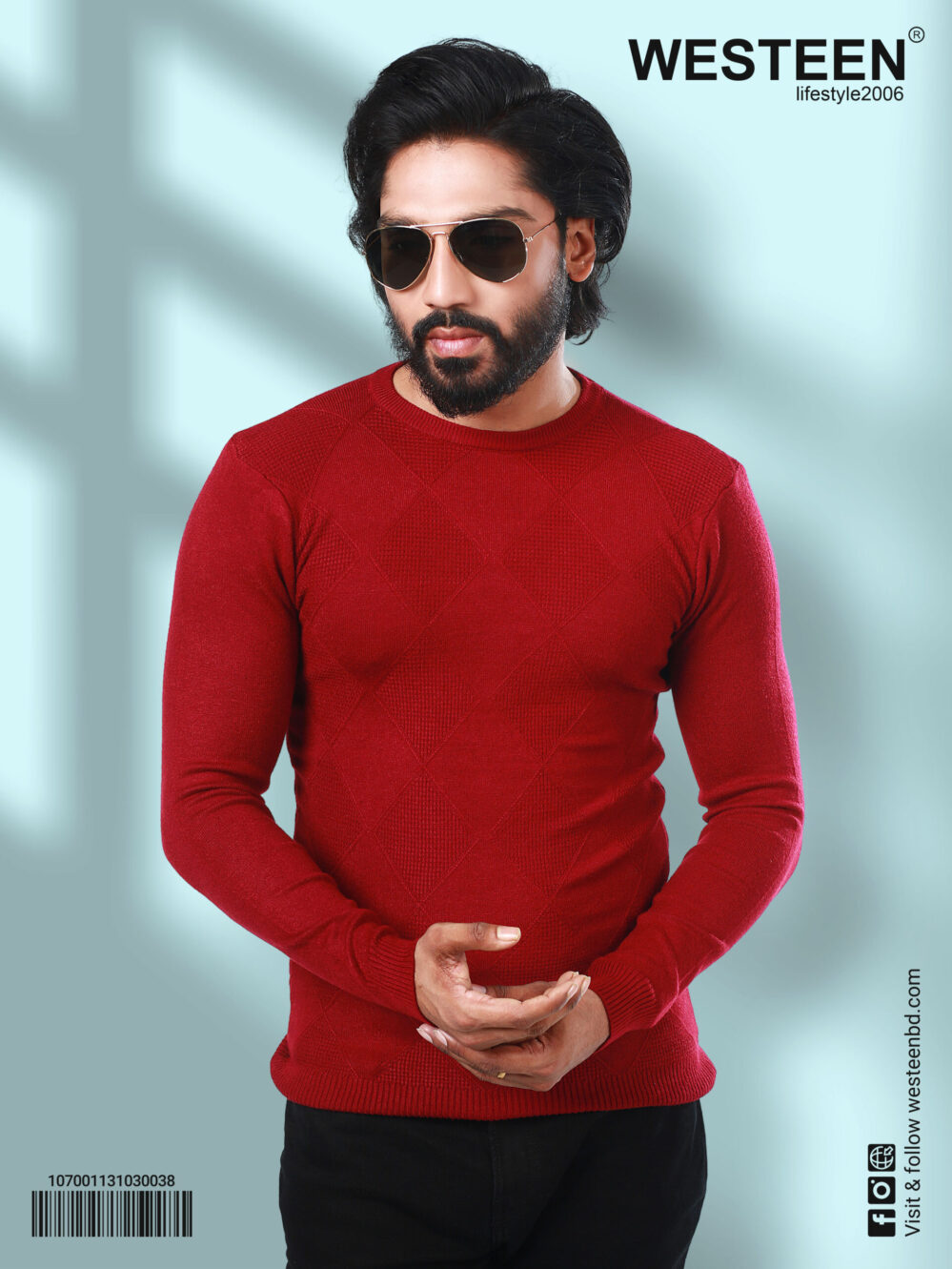 Westeen Men's Casual Sweater