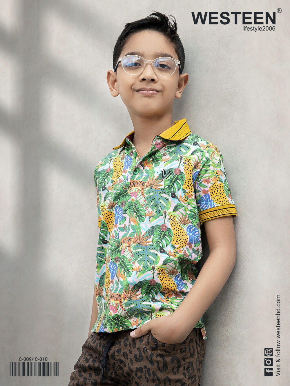 Westeen kids Printed Polo