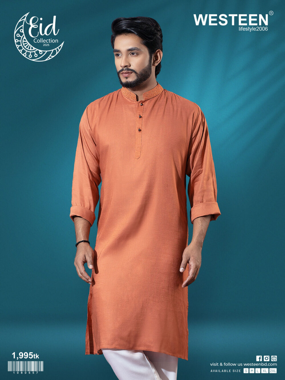 Westeen Men's Classic Panjabi