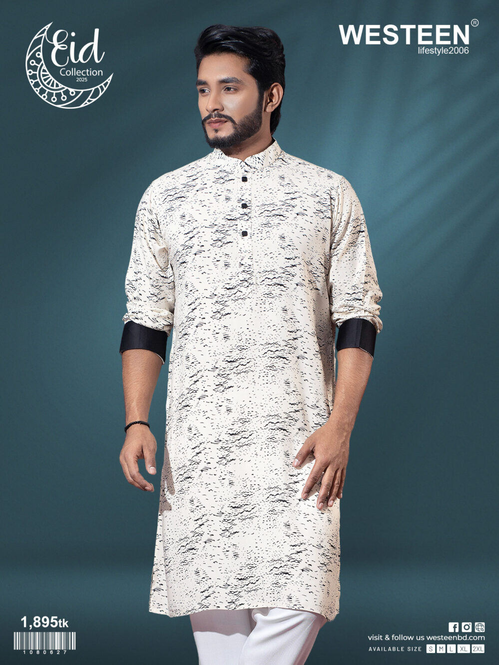 Westeen Men's Classic Panjabi