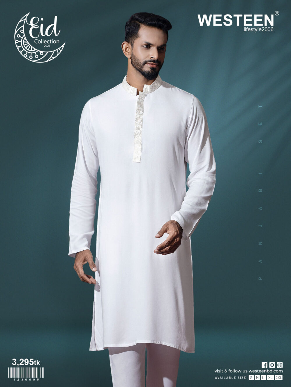 Westeen Men's Classic Panjabi Set